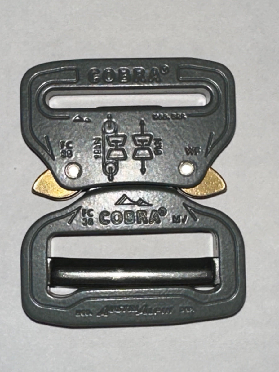 Belts Online:1.5 Metallic Blue COBRA® Buckle-fixed/variable I Klik Belts